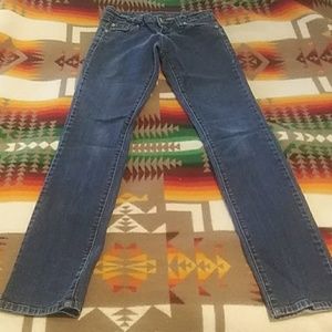 Blue Asphalt skinny jeans size 1